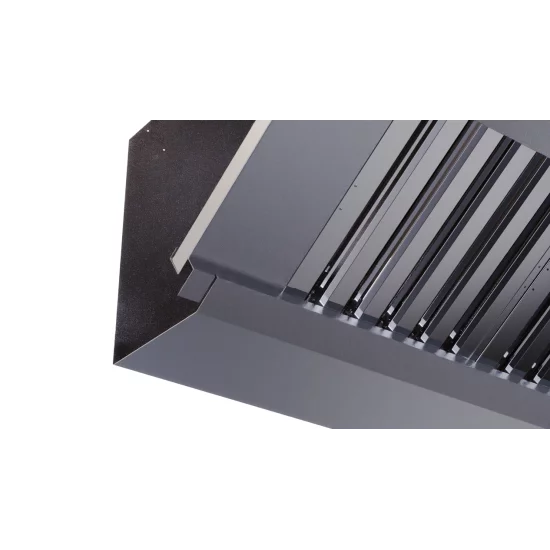 Commercial Kitchen Cooker Hood with Internal Fan HighEfficiency Ventilation